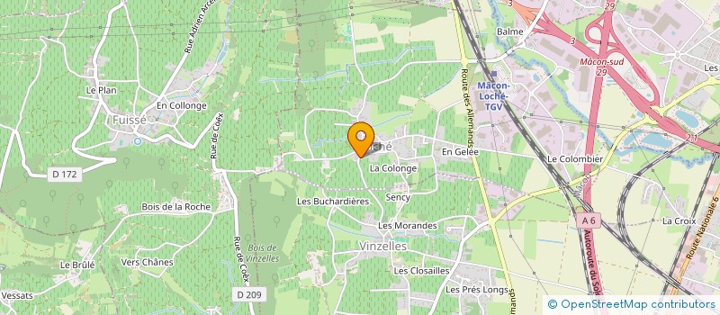 localisation de l'entreprise MADAME MARION BERARD  SAINT-CYR-LE-CHATOUX