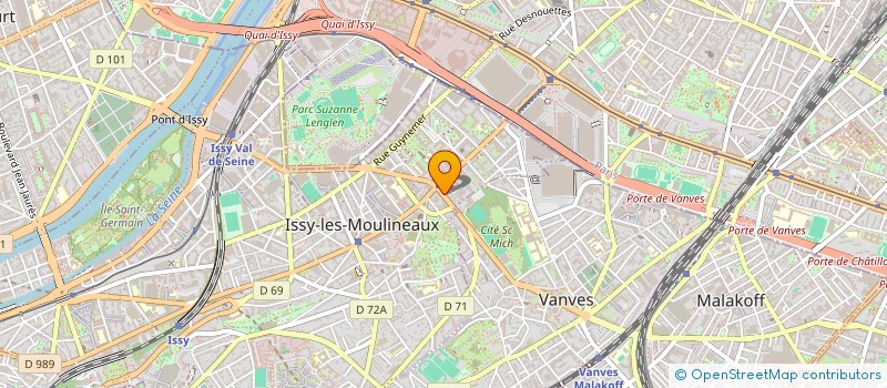 localisation de l'entreprise MADAME MARION BERGER à ISSY-LES-MOULINEAUX