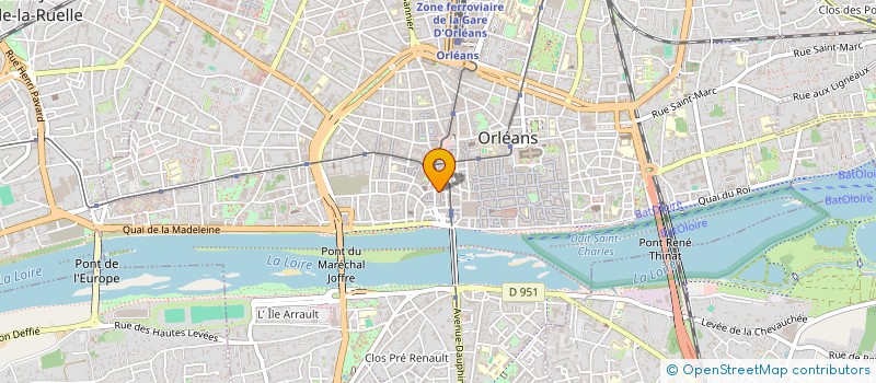 localisation de l'entreprise MADAME MARION BERGER à ORLEANS