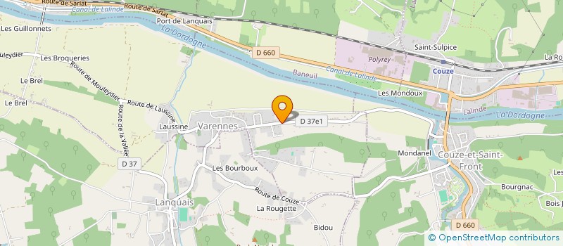 localisation de l'entreprise MADAME MARION BERGER à VARENNES
