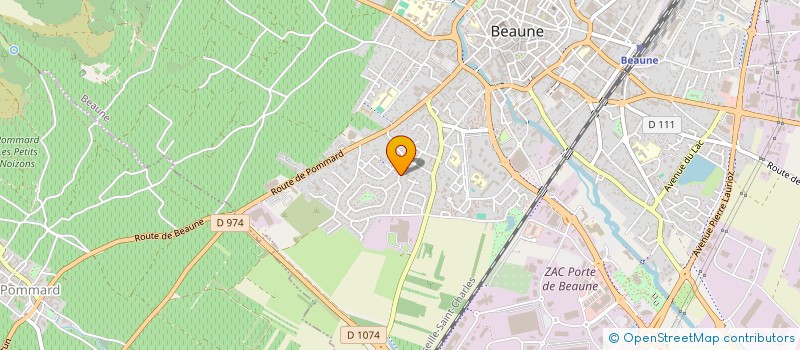 localisation de l'entreprise MADAME MARION BERGERET à BEAUNE