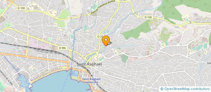 localisation de l'entreprise MADAME MARION BERIGAUD à SAINT-RAPHAEL