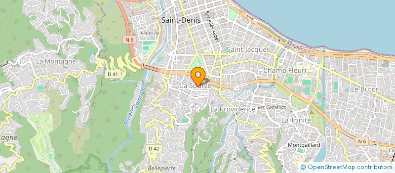 localisation de l'entreprise MADAME MARION BERNARD à SAINT-DENIS