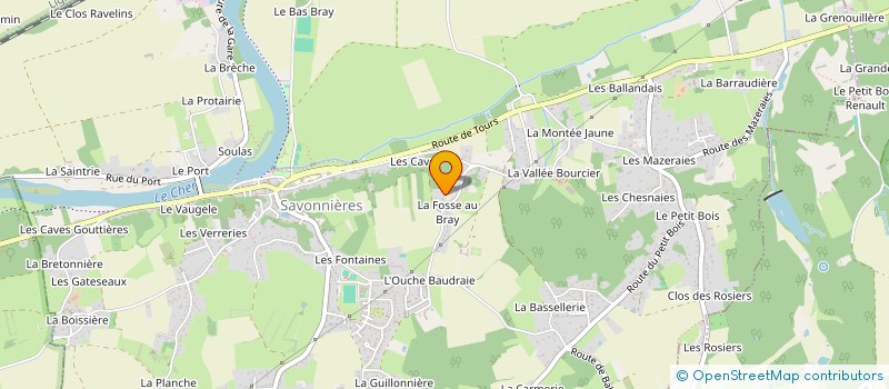 localisation de l'entreprise MADAME MARION BERNAT  SAVONNIERES