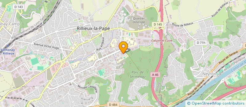 localisation de l'entreprise MADAME MARION BERNE  RILLIEUX-LA-PAPE