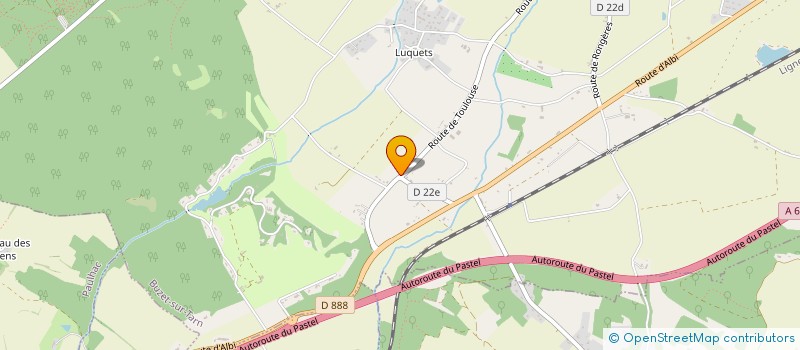 localisation de l'entreprise MADAME MARION BERNIS-PUYOU  BUZET-SUR-TARN