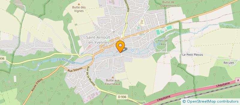 localisation de l'entreprise MADAME MARION BERNOVILLE  SAINT-ARNOULT-EN-YVELINES