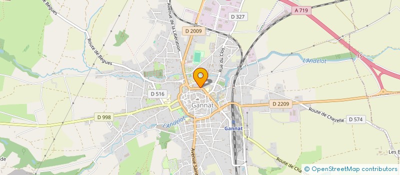 localisation de l'entreprise MADAME MARION BERRIER  GANNAT