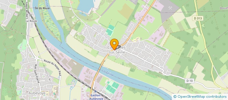 localisation de l'entreprise MADAME MARION BERTHELOT  COURCELLES-SUR-SEINE