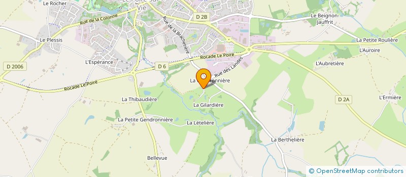 localisation de l'entreprise MADAME MARION BERTHOME à LE POIRE-SUR-VIE