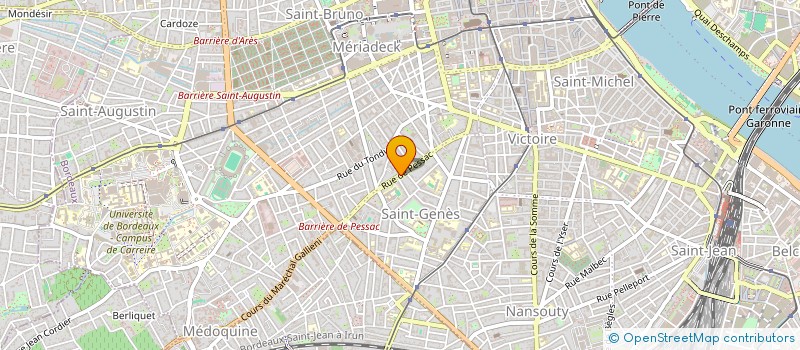 localisation de l'entreprise MADAME MARION BERTIN  BORDEAUX