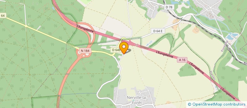 localisation de l'entreprise MADAME MARION BERTIN-PESCHLER  NERVILLE-LA-FORET