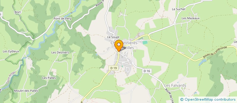localisation de l'entreprise MADAME MARION BERTRAND à CHARBONNIERES-LES-VIEILLES