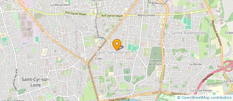 localisation de l'entreprise MADAME MARION BERTRAND à TOURS