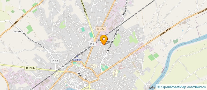 localisation de l'entreprise MADAME MARION BESANCENEZ  GAILLAC