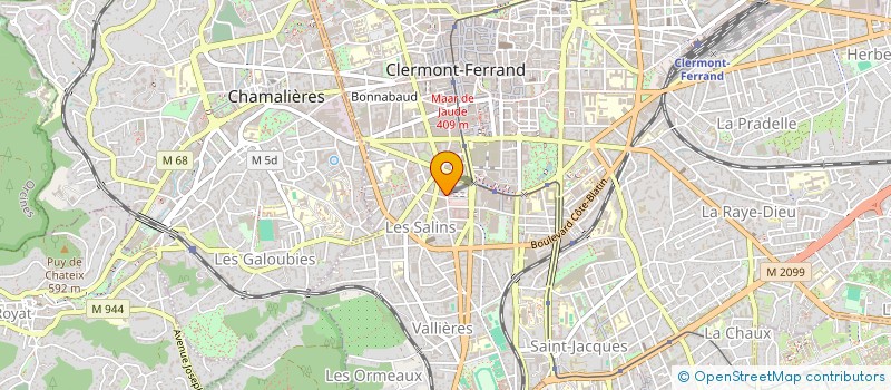 localisation de l'entreprise MADAME MARION BESSE  CLERMONT-FERRAND