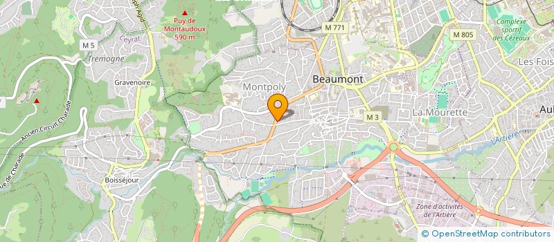 localisation de l'entreprise MADAME MARION BESSERVE à BEAUMONT