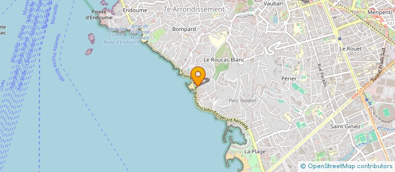 localisation de l'entreprise MADAME MARION BEULLIER à MARSEILLE