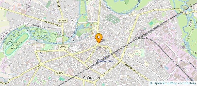 localisation de l'entreprise MADAME MARION BEUVELOT à CHATEAUROUX