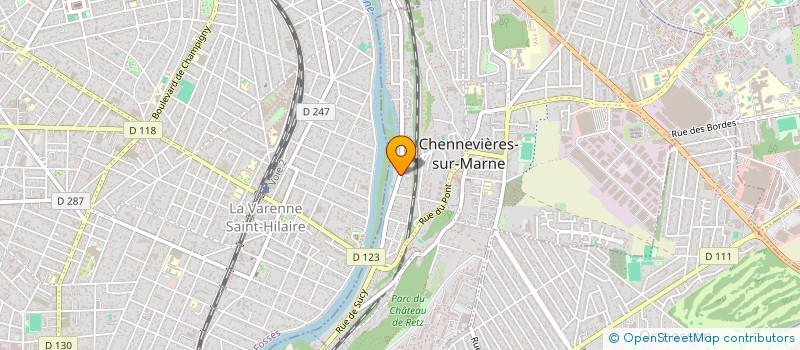 localisation de l'entreprise MADAME MARION BEX  CHENNEVIERES-SUR-MARNE