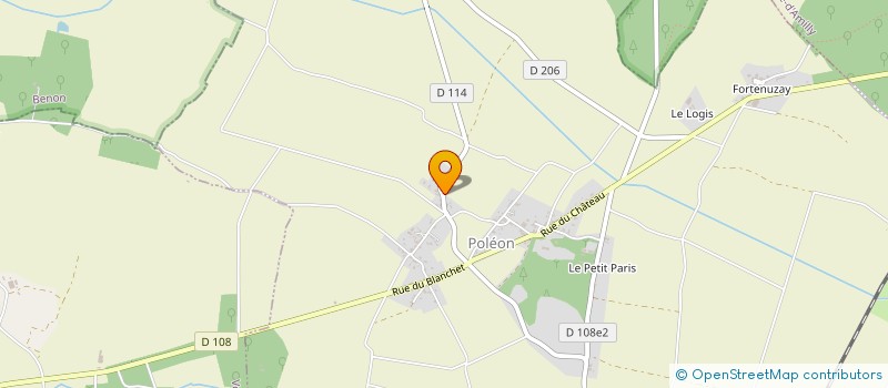 localisation de l'entreprise MADAME MARION BIENVENU  SAINT-GEORGES-DU-BOIS