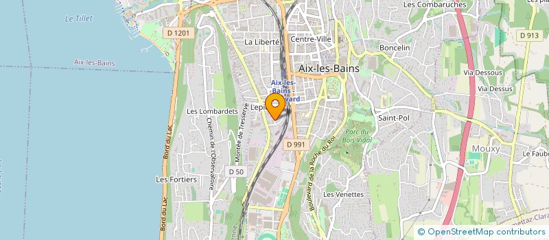 localisation de l'entreprise MADAME MARION BIGONET  AIX-LES-BAINS