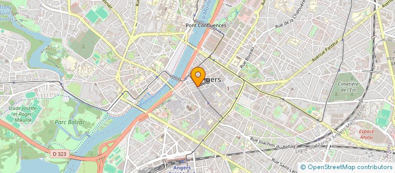 localisation de l'entreprise MADAME MARION BLANCHARD  ANGERS