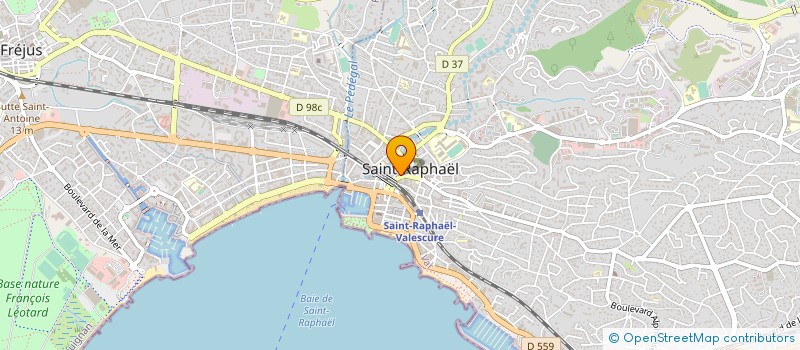 localisation de l'entreprise MADAME MARION BLANCHARD  SAINT-RAPHAEL