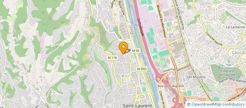 localisation de l'entreprise MADAME MARION BLUMBERGER  SAINT-LAURENT-DU-VAR
