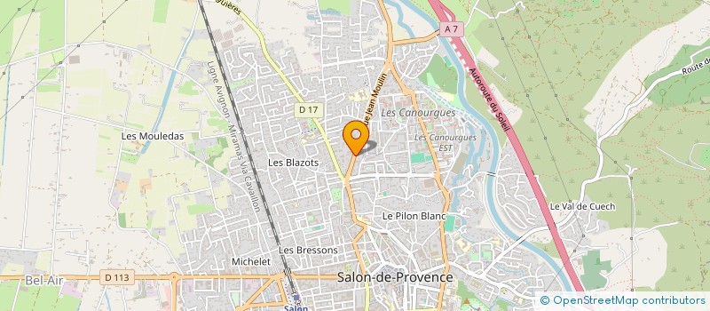 localisation de l'entreprise MADAME MARION BODEREAU  SALON-DE-PROVENCE