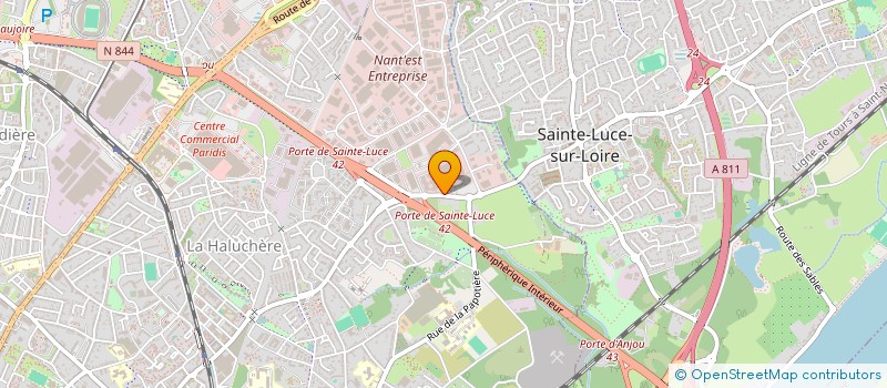 localisation de l'entreprise MADAME MARION BODIN à NANTES
