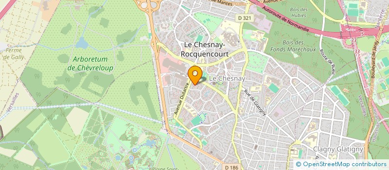 localisation de l'entreprise MADAME MARION BODINIER à LE CHESNAY-ROCQUENCOURT