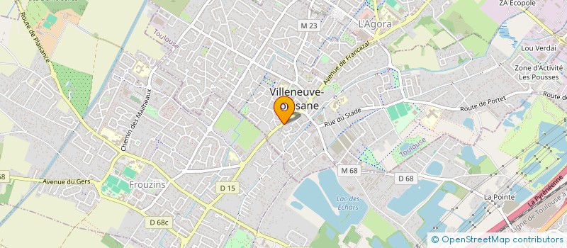 localisation de l'entreprise MADAME MARION BOERLEN  CUGNAUX