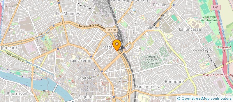 localisation de l'entreprise MADAME MARION BONDON à TOULOUSE