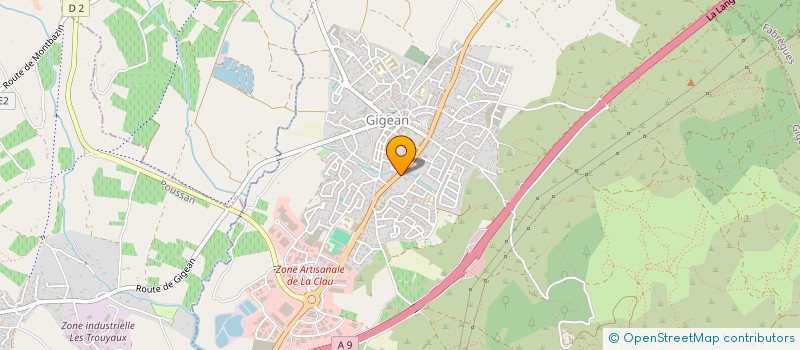 localisation de l'entreprise MADAME MARION BONNEMAISON  GIGEAN