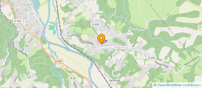 localisation de l'entreprise MADAME MARION BONNET  JATXOU