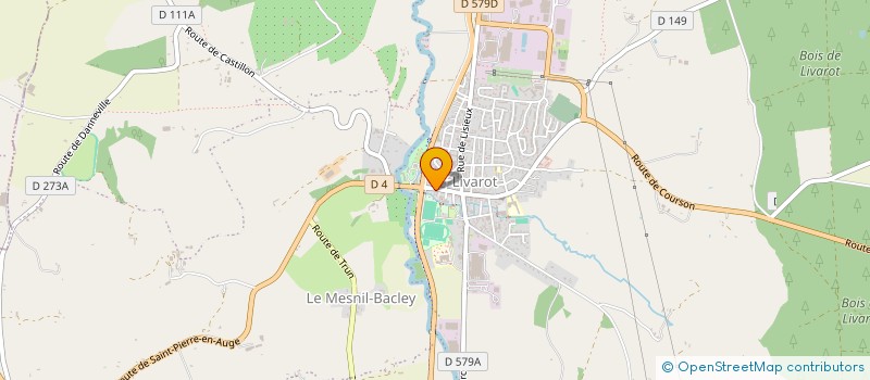 localisation de l'entreprise MADAME MARION BONY  SAINT-PIERRE-EN-AUGE