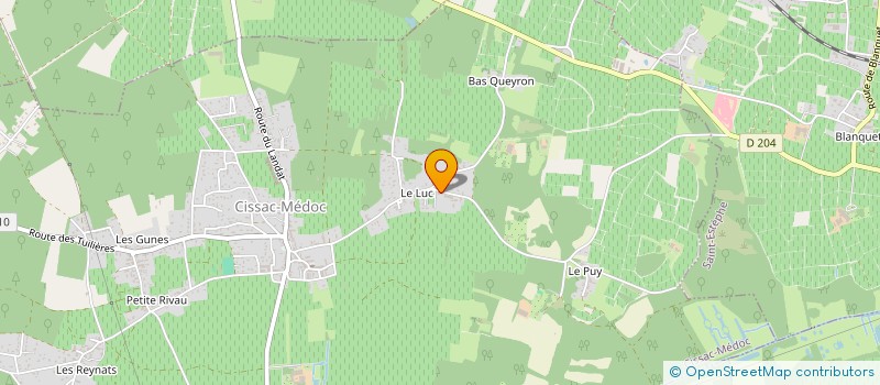 localisation de l'entreprise MADAME MARION BORSU  CISSAC-MEDOC