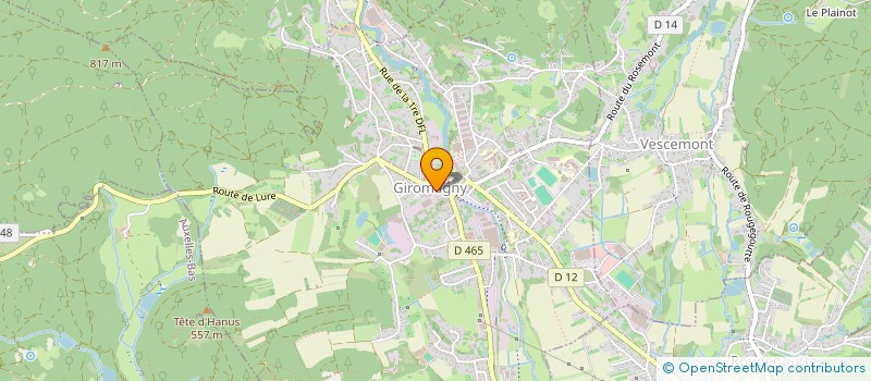 localisation de l'entreprise MADAME MARION BORUFKA à GIROMAGNY