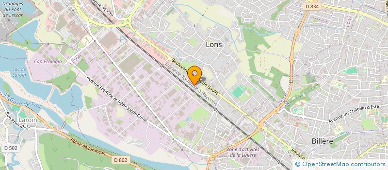 localisation de l'entreprise MADAME MARION BOUCHER à LONS