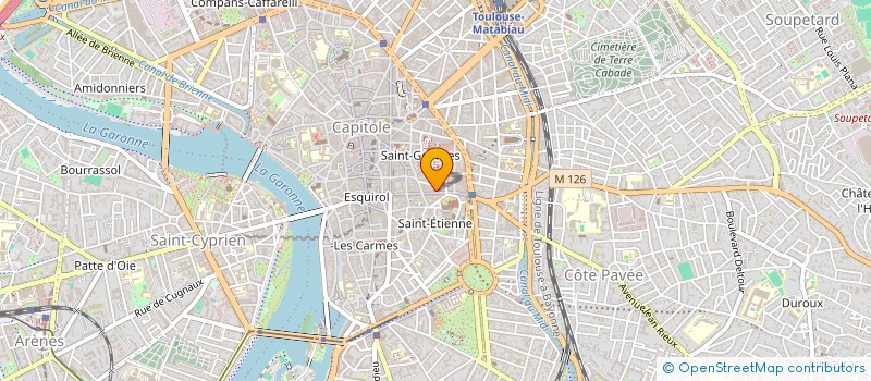 localisation de l'entreprise MADAME MARION BOUCHER  TOULOUSE