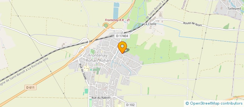 localisation de l'entreprise MADAME MARION BOUCHET  FRONTENAY-ROHAN-ROHAN