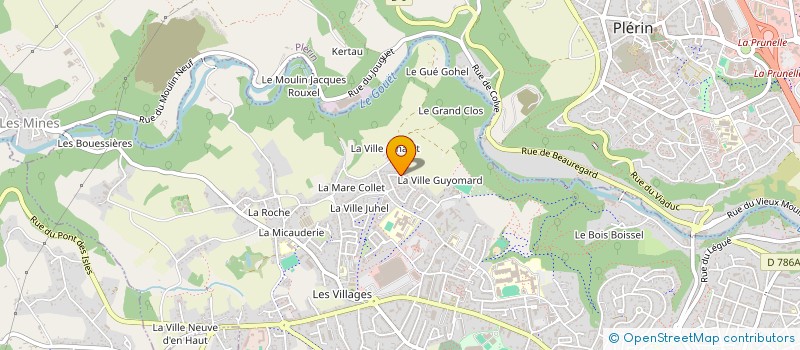 localisation de l'entreprise MADAME MARION BOUDER à SAINT-BRIEUC