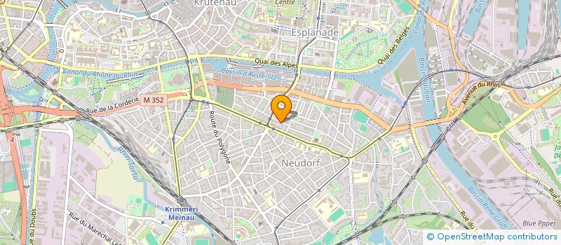 localisation de l'entreprise MADAME MARION BOUFFIER à STRASBOURG