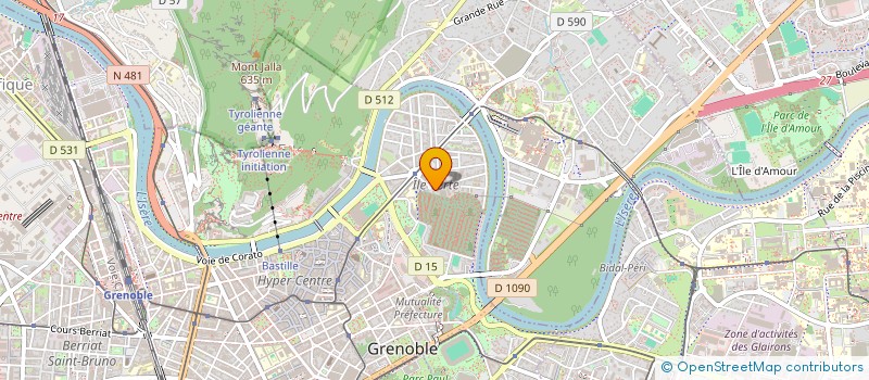 localisation de l'entreprise MADAME MARION BOUGHEDIRI  GRENOBLE