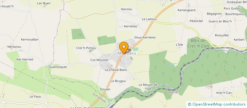 localisation de l'entreprise MADAME MARION BOUHIER  MOUSTERU