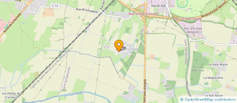 localisation de l'entreprise MADAME MARION BOUILLEAUD à NIORT