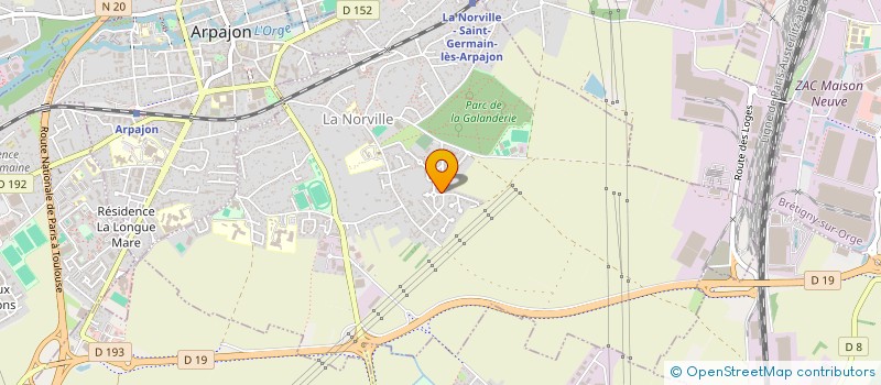 localisation de l'entreprise MADAME MARION BOULAY  LA NORVILLE