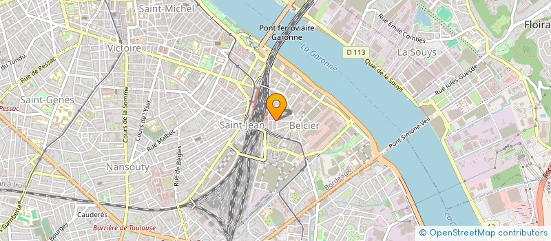 localisation de l'entreprise MADAME MARION BOURDIL  BORDEAUX