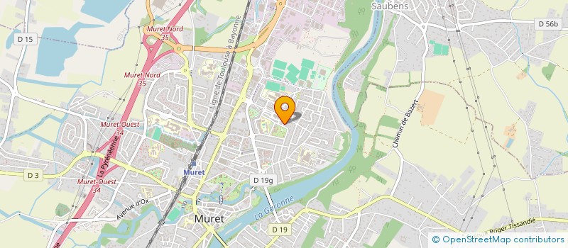 localisation de l'entreprise MADAME MARION BOURES à MURET